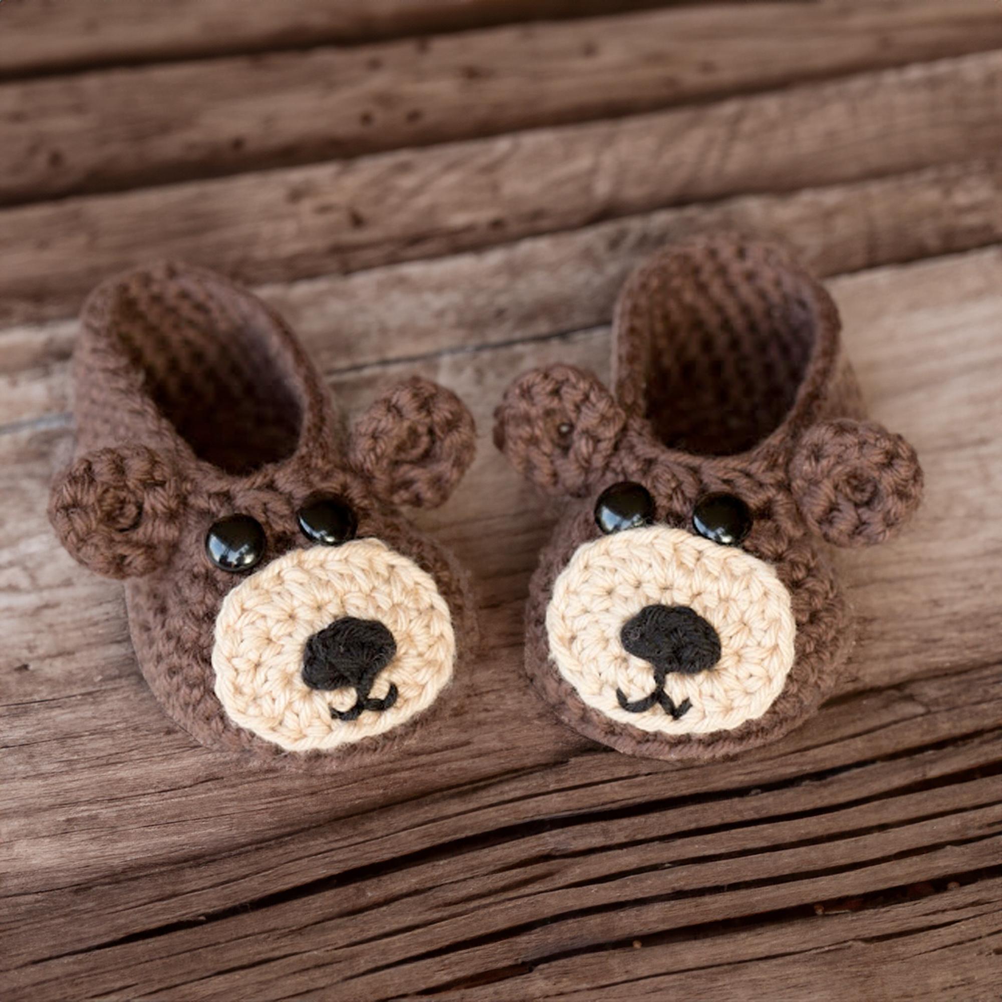 Teddy Button Booties