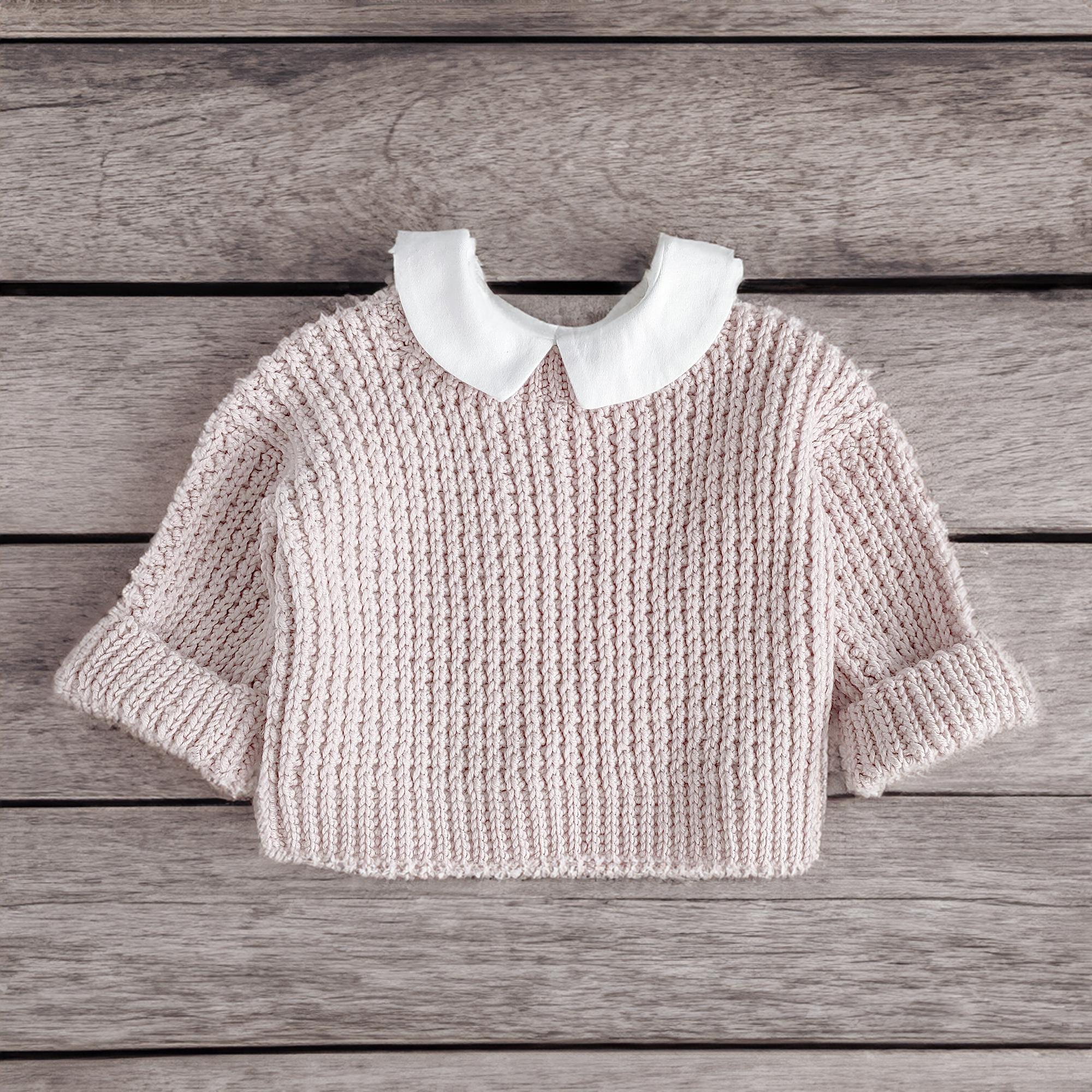 Puffy Ribbed Baby Cardigan