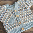 Chic Granny Stitch Baby Cardigan