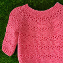 Coral Charm Baby Sweater