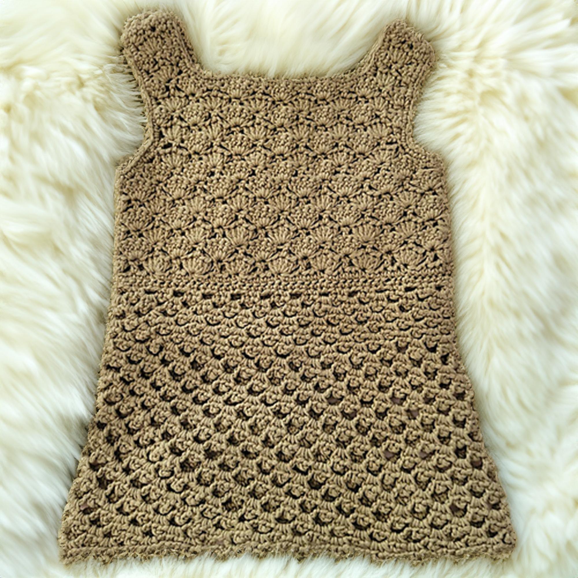 Bobble Puff Stitch Baby/Kids Dress