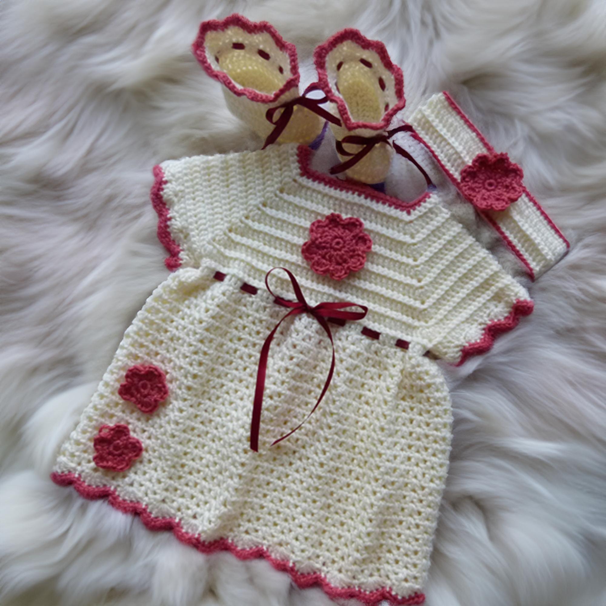 Puff Stitch Princess Baby/Kids Dress Set