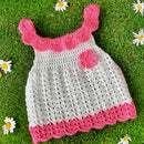 Pretty Petal Stitch Dress Baby/Kids Dress