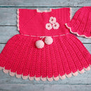 Roseate Ruffle Baby/Kids Dress Set