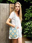 Retro Bloom Tote Bag