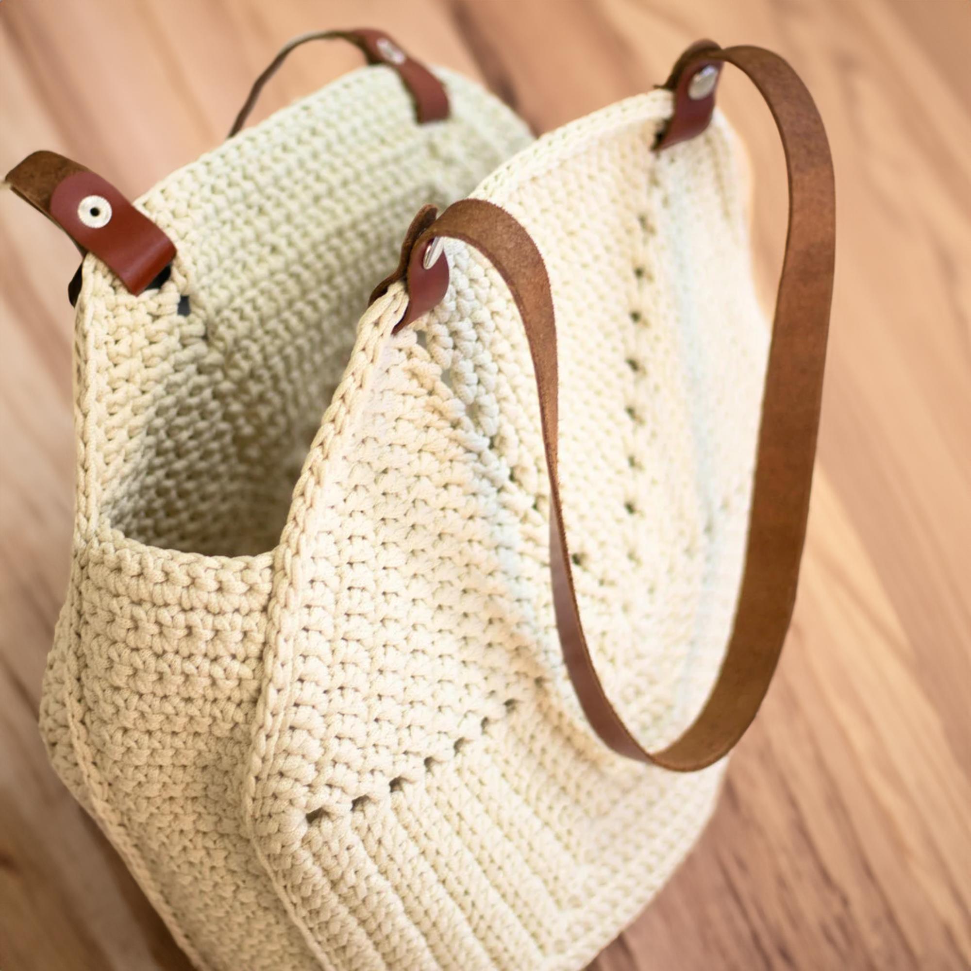 Neutral Textured Tote Bag