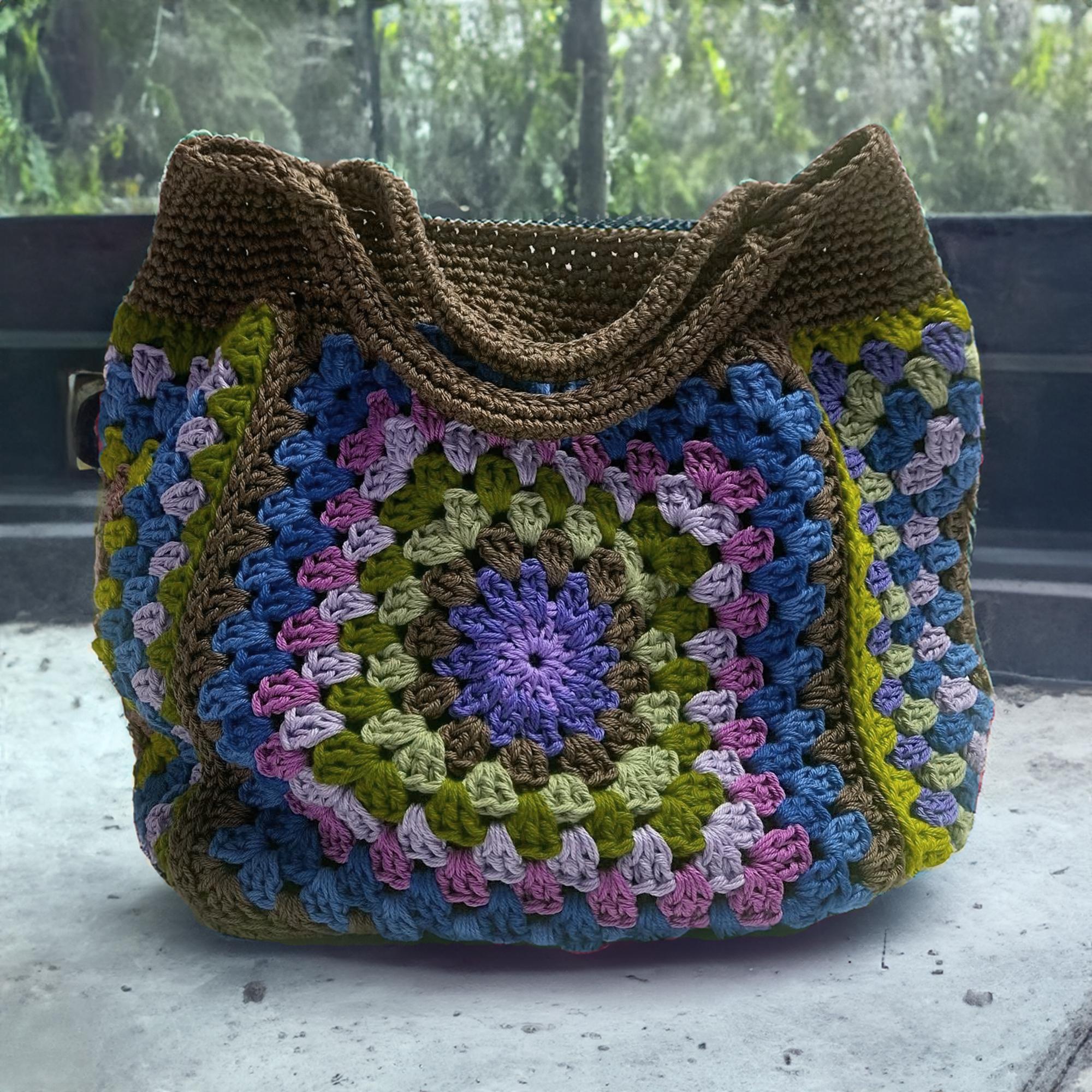 Granny Square Spectrum Handbag