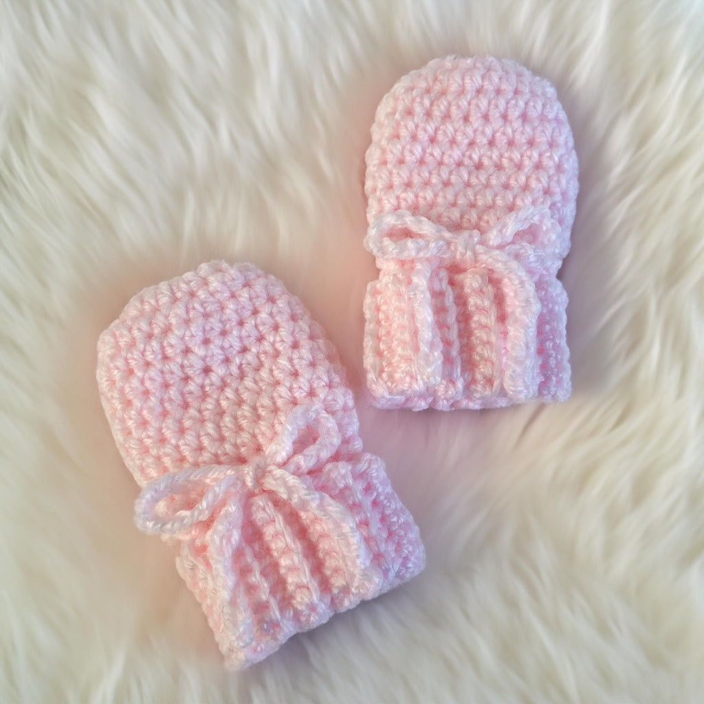 Classic Newborn Mittens – MON CROCHET