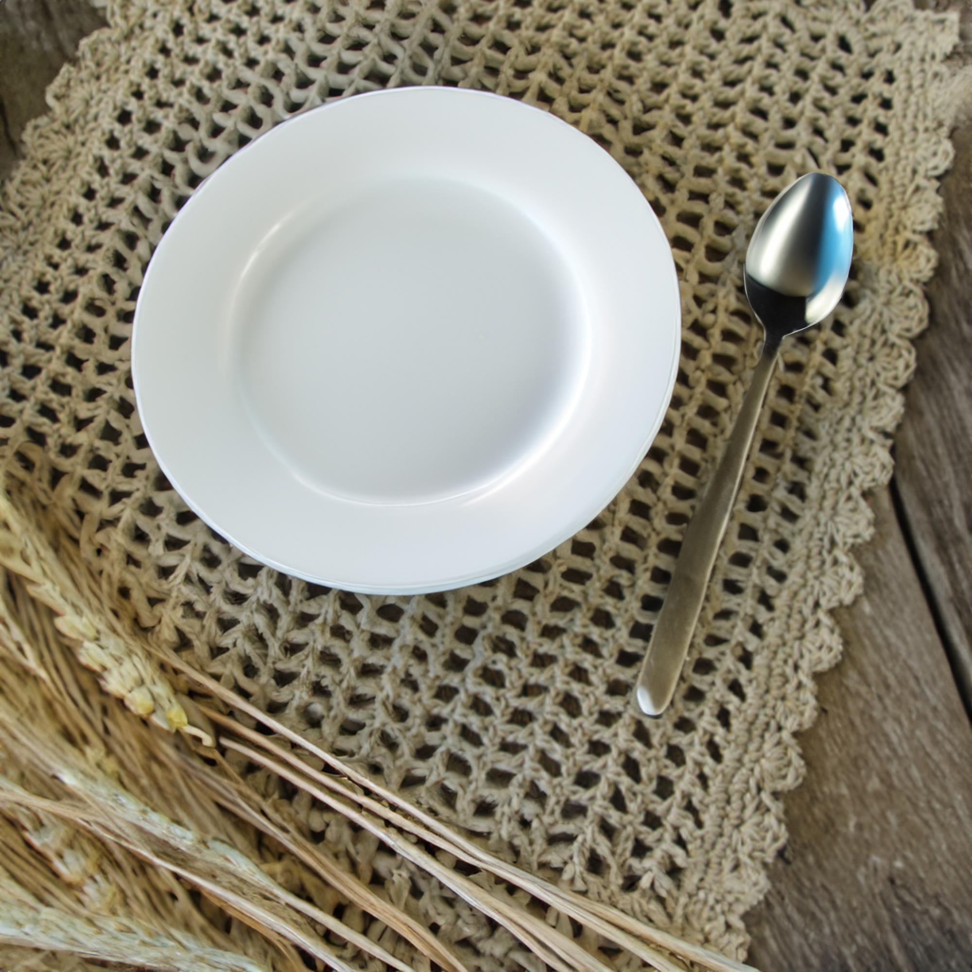 Taupe Mesh Square Placemat
