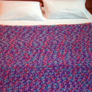 Vibrant Vignette Velvet Blanket