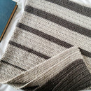 Taupe Textured Afghan Blanket