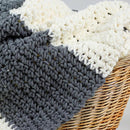 Chic Chunky Charcoal Blanket