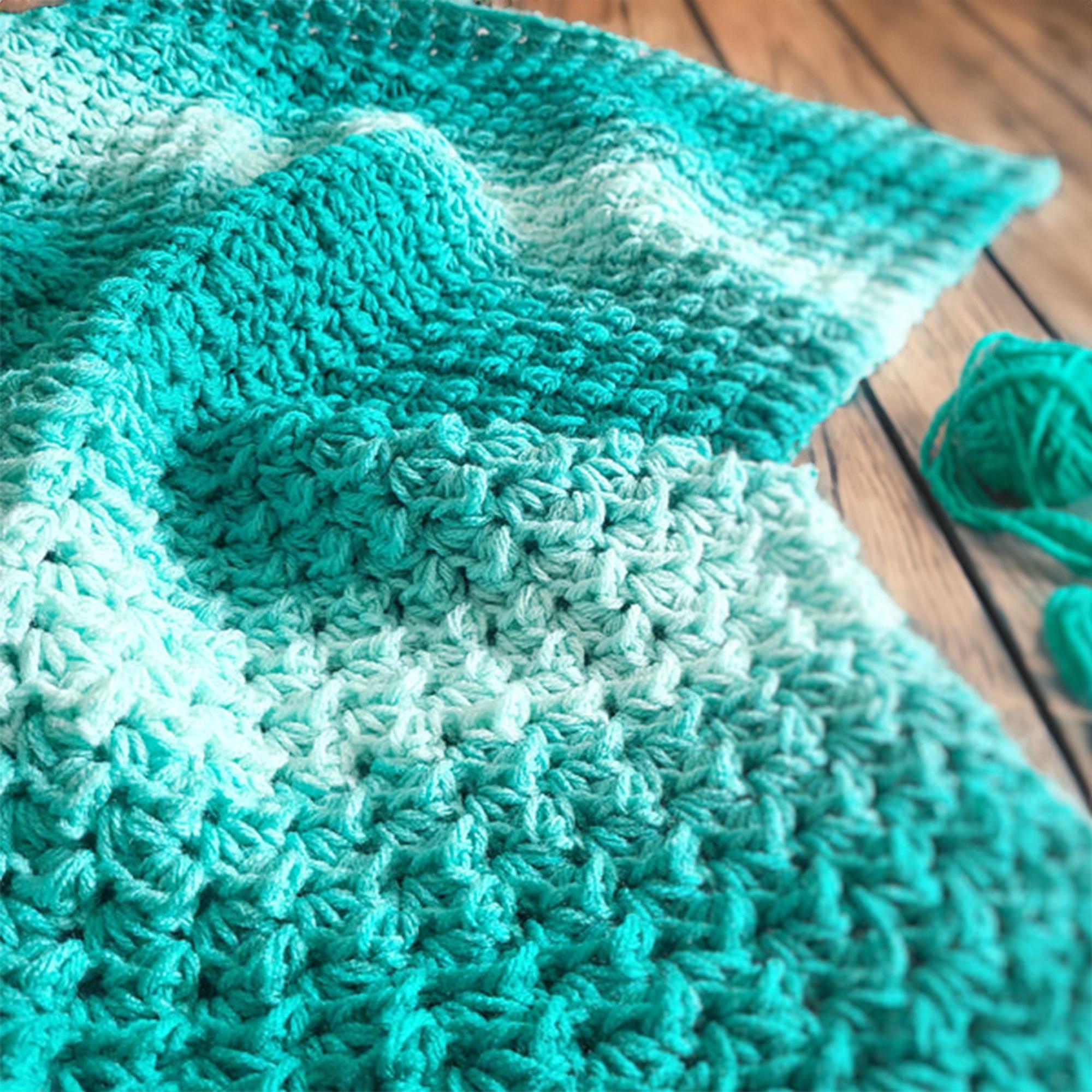 Emerald Waves Snuggle Blanket
