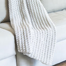 Silver Puff Lounging Blanket