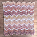 Mauve Waves Cozy Blanket