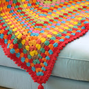 Rainbow Granny Stripe Blanket