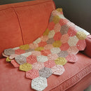 Sunset Hues Hexagon Blanket