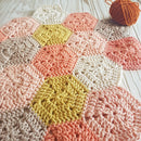 Sunset Hues Hexagon Blanket