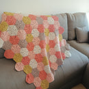 Sunset Hues Hexagon Blanket