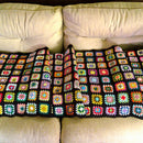 Color Burst Flower Blanket