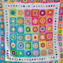 Candy Swirl Patchwork Blanket
