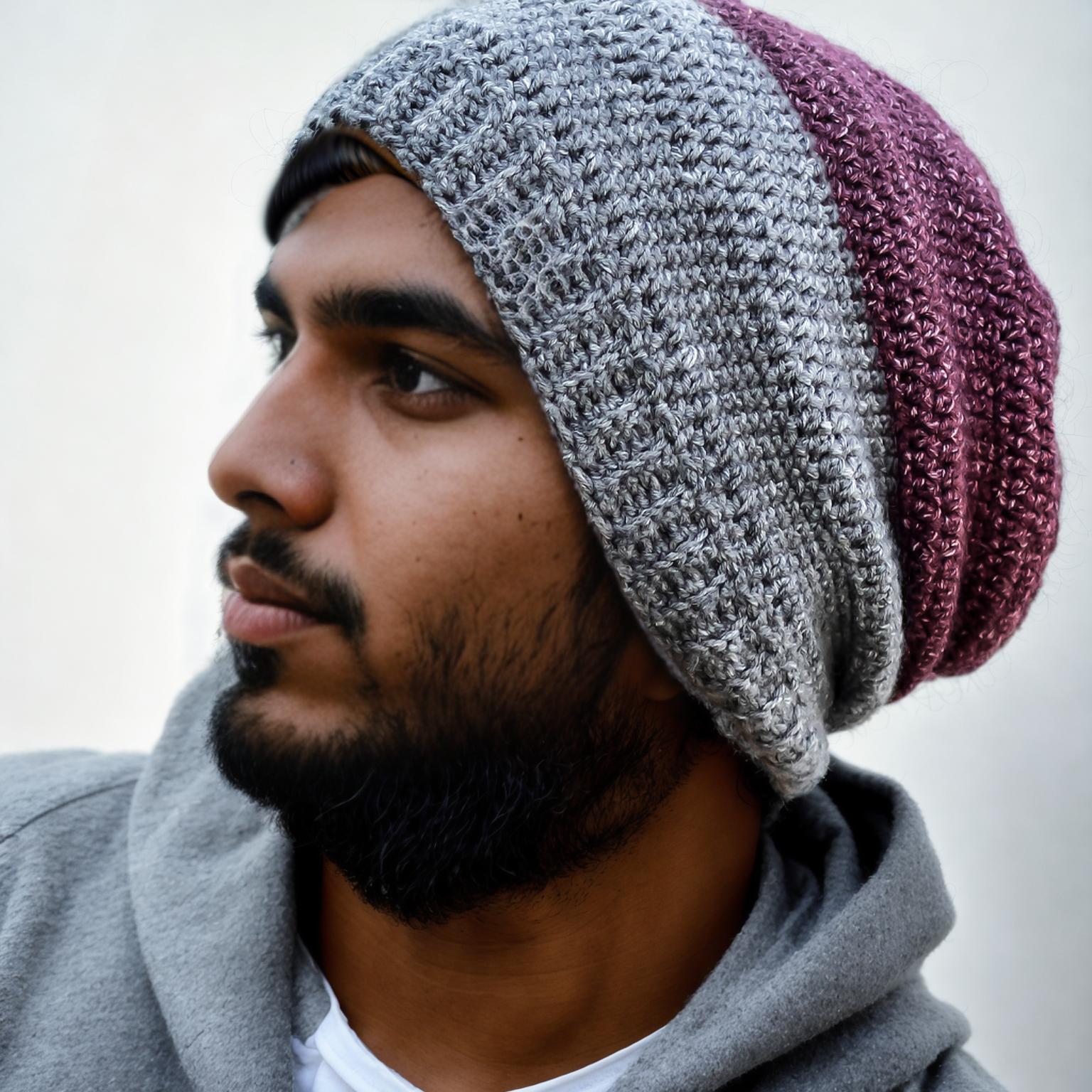 Peppered Cotton Cozy Hat
