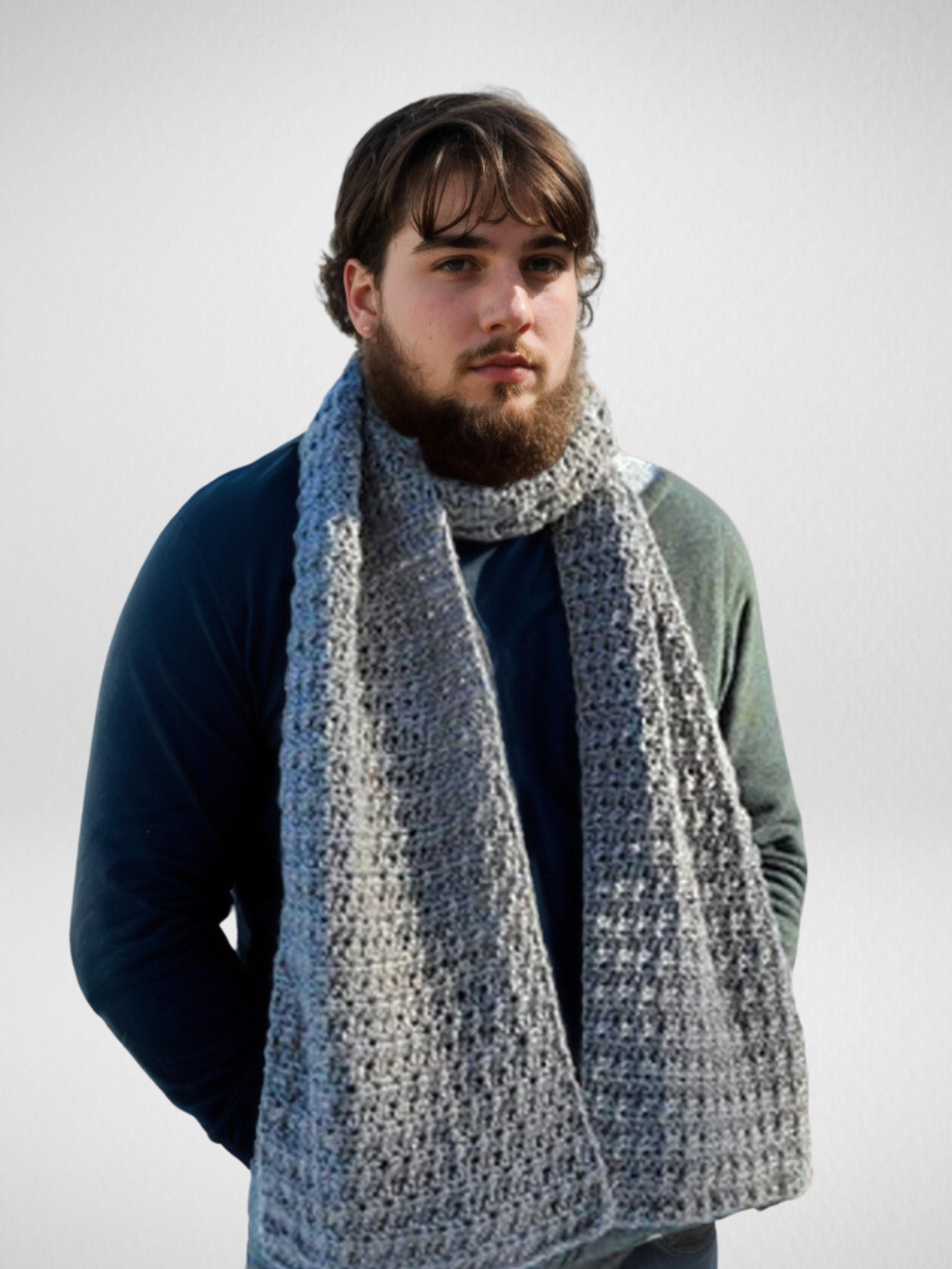 Charcoal Ruby Chiller Scarf