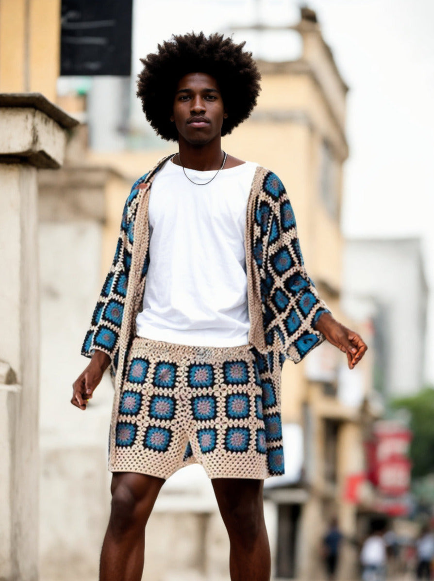crochet dress for men Men's Fashion Style
