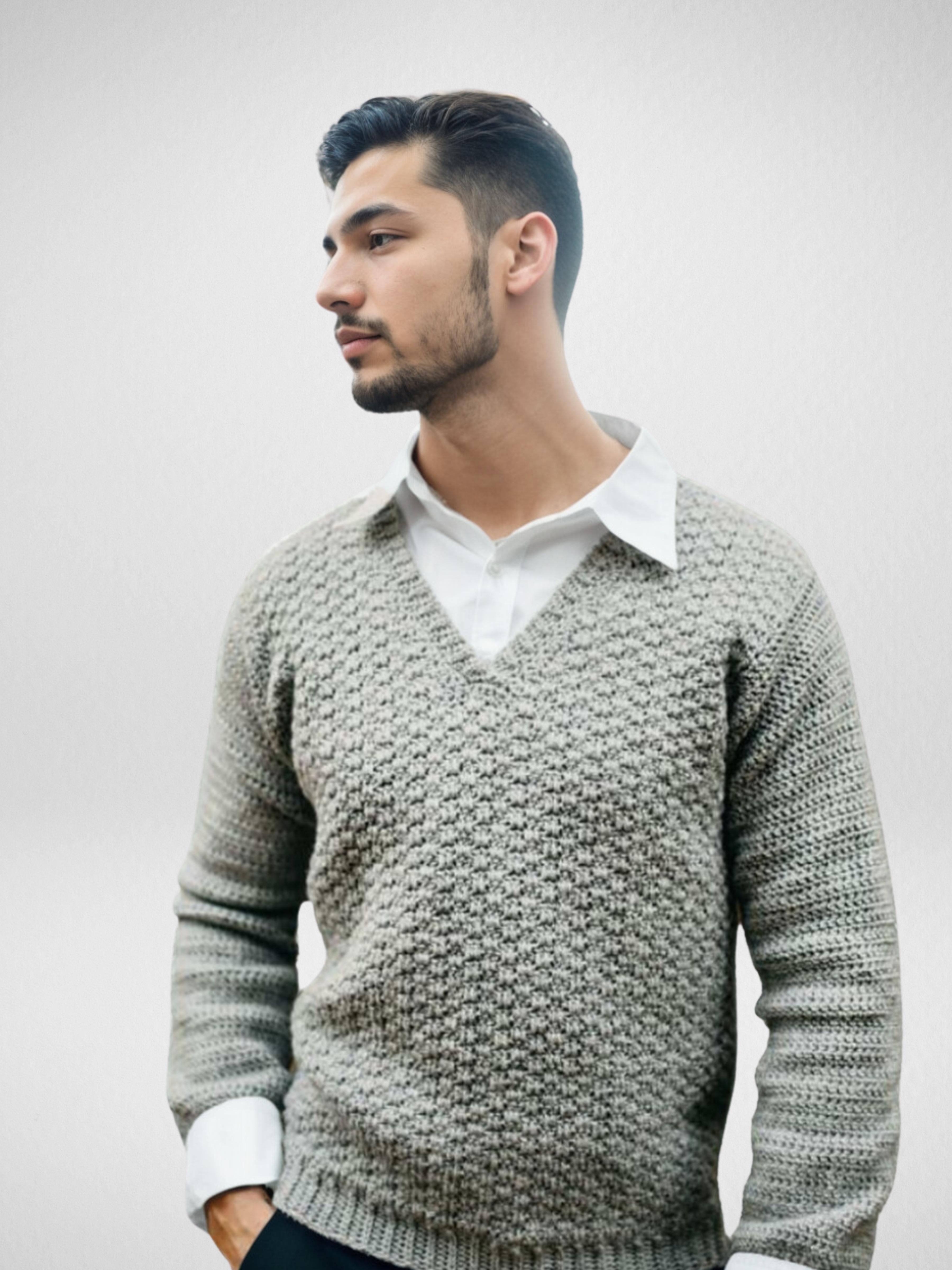 Cozy Herringbone Sweater