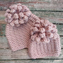 Mauve Bloom Hat