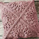 Chunky Textured Flower Pillow Cover 