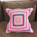 Candy Swirl Granny Stitch Pillow Cover