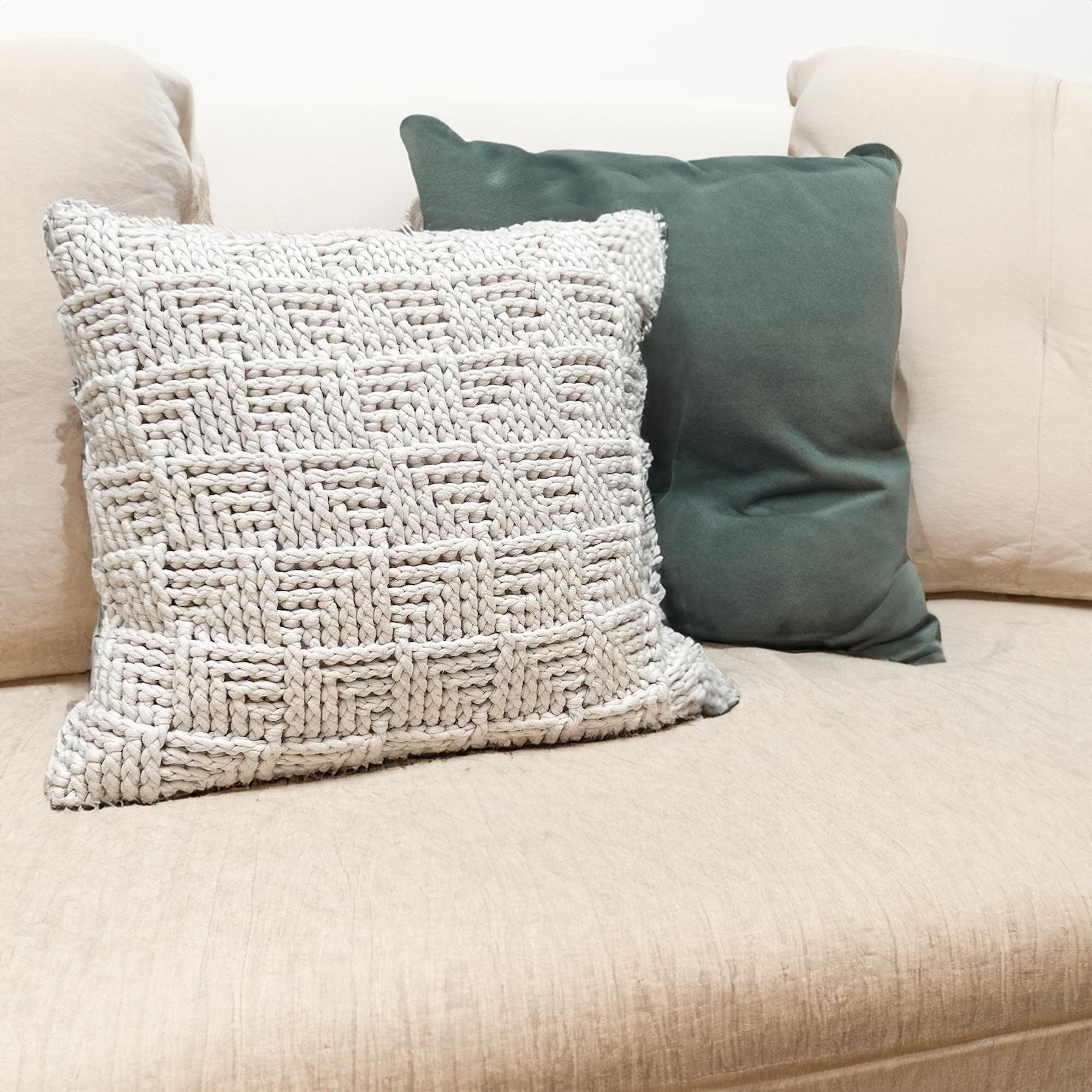 Soft Basketweave Dream Pillow Cover