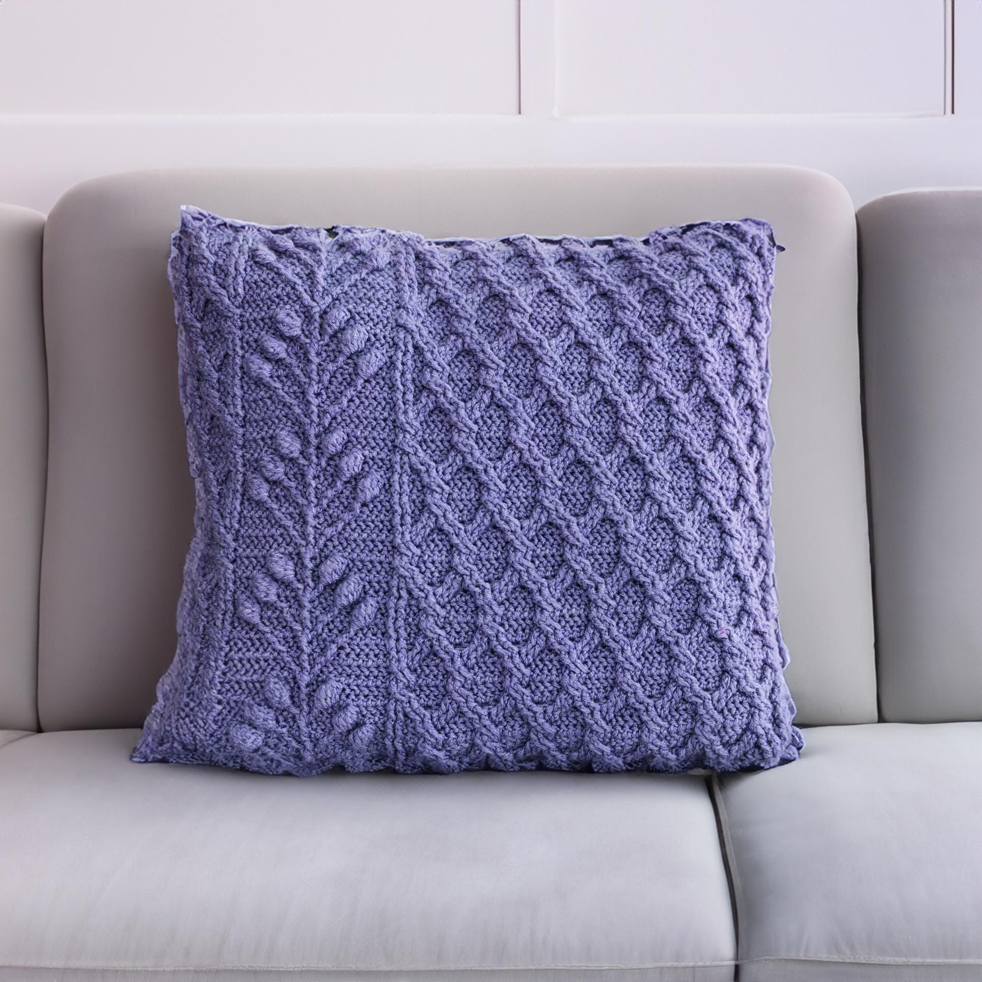 Lavender Twist Pillow Cover
