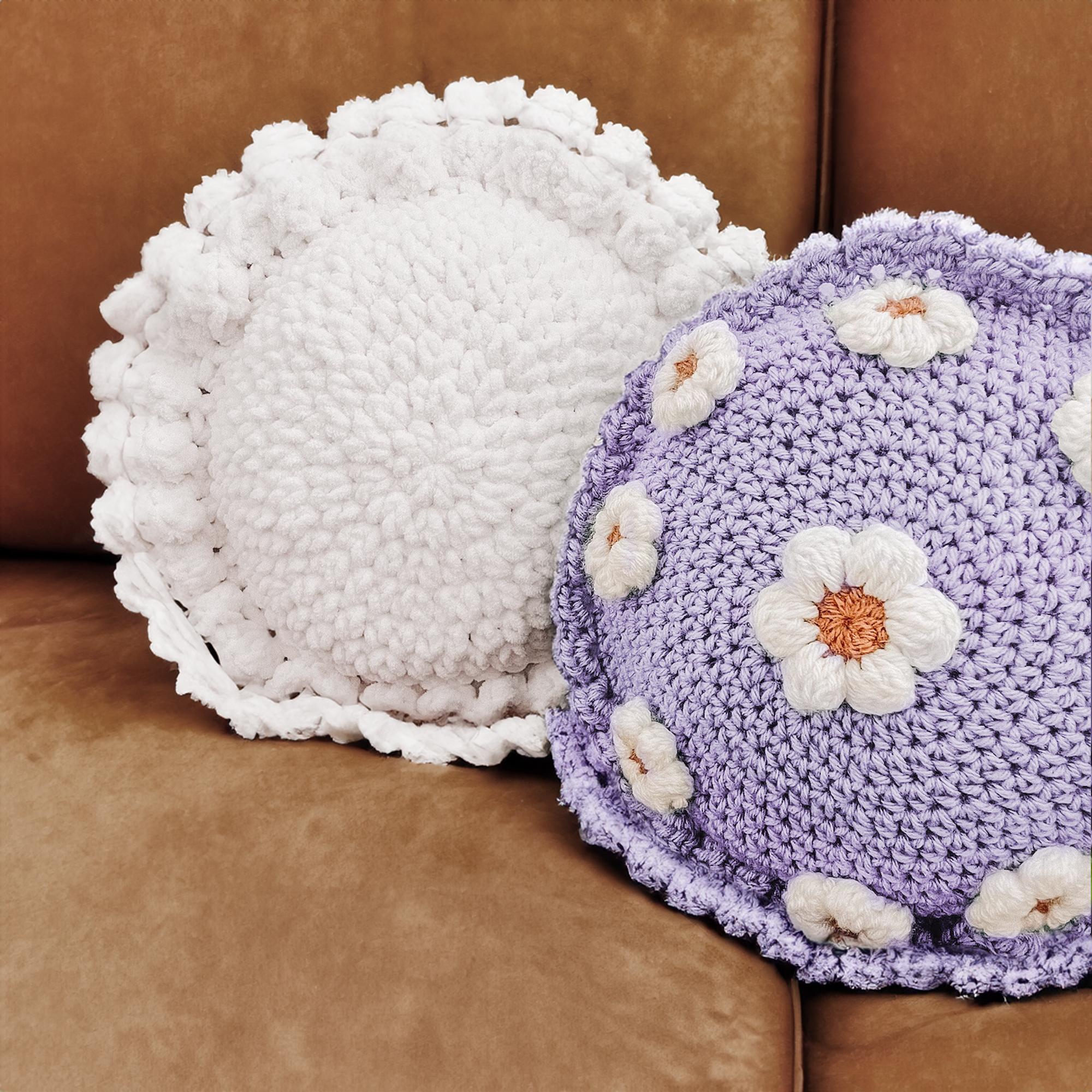 Blooming Pom-Pom Pillow Cover