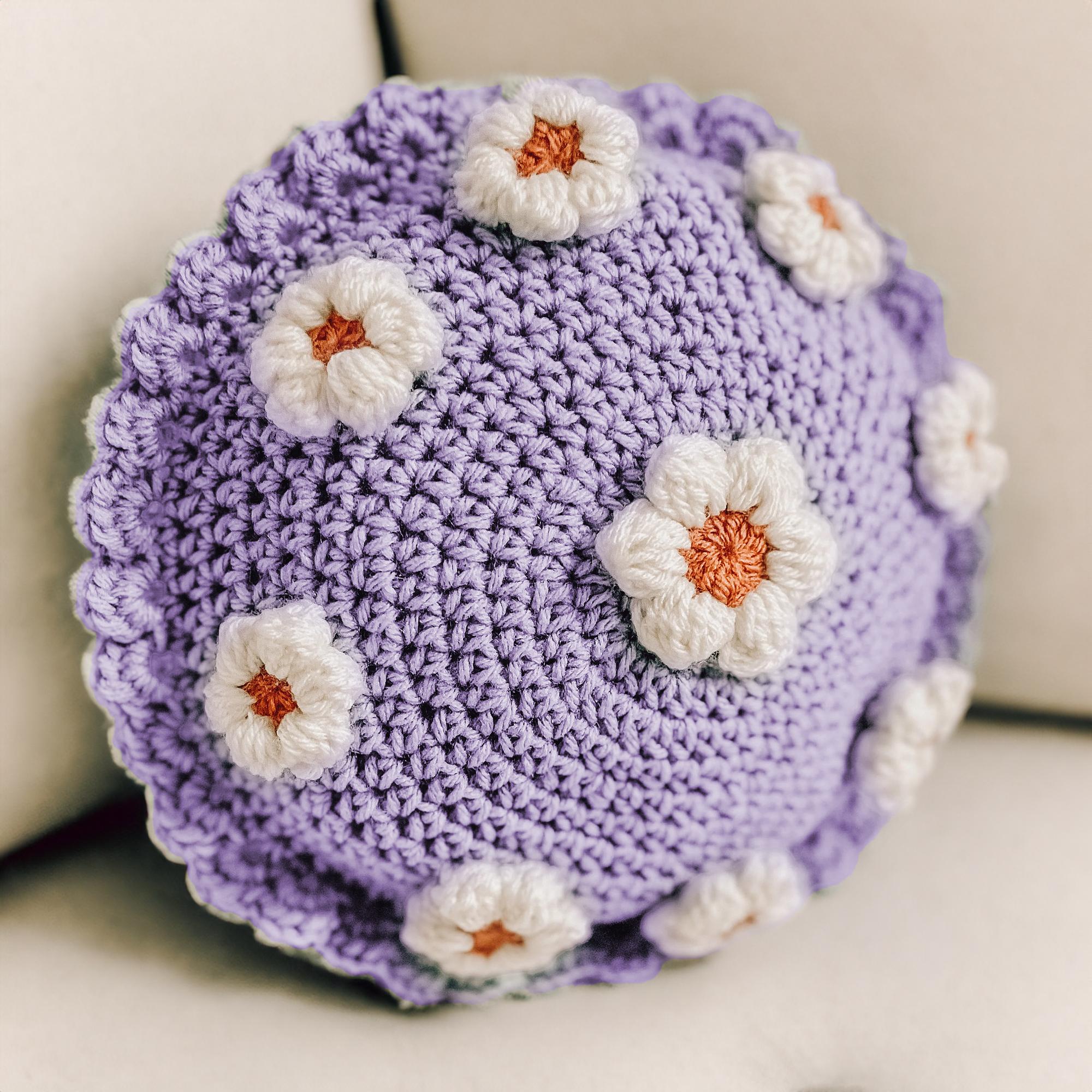 Blooming Pom-Pom Pillow Cover