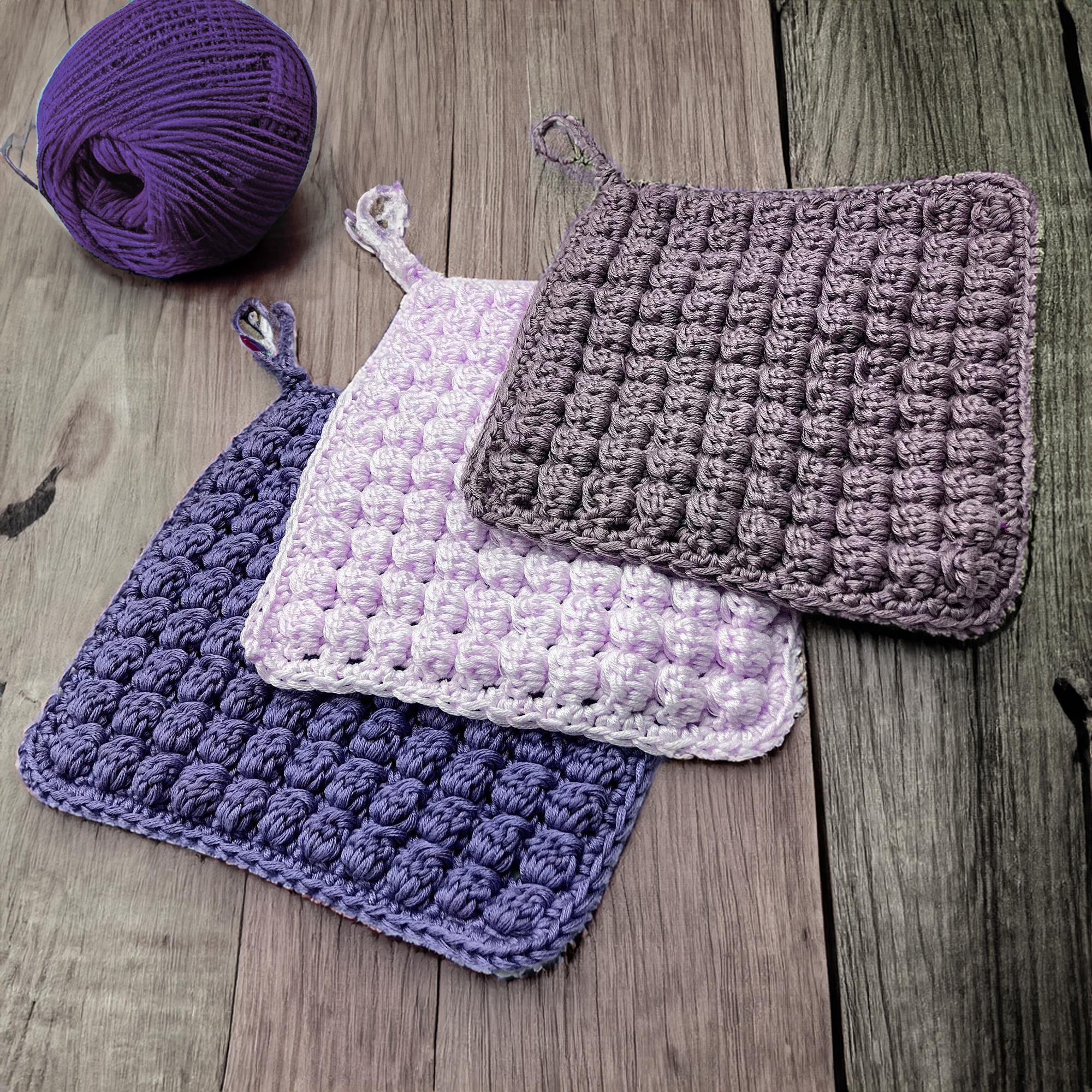 Bubbly Puff Texture Potholders
