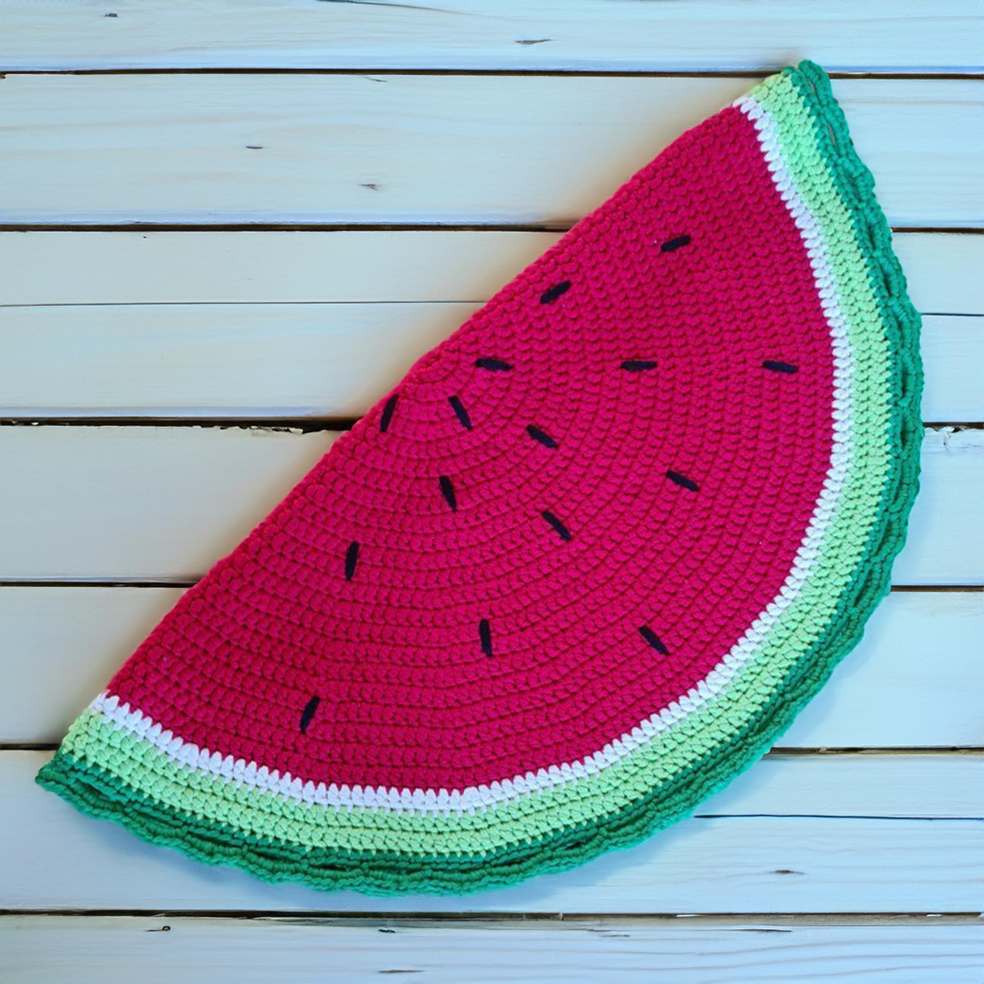 Summer Watermelon Round Rug