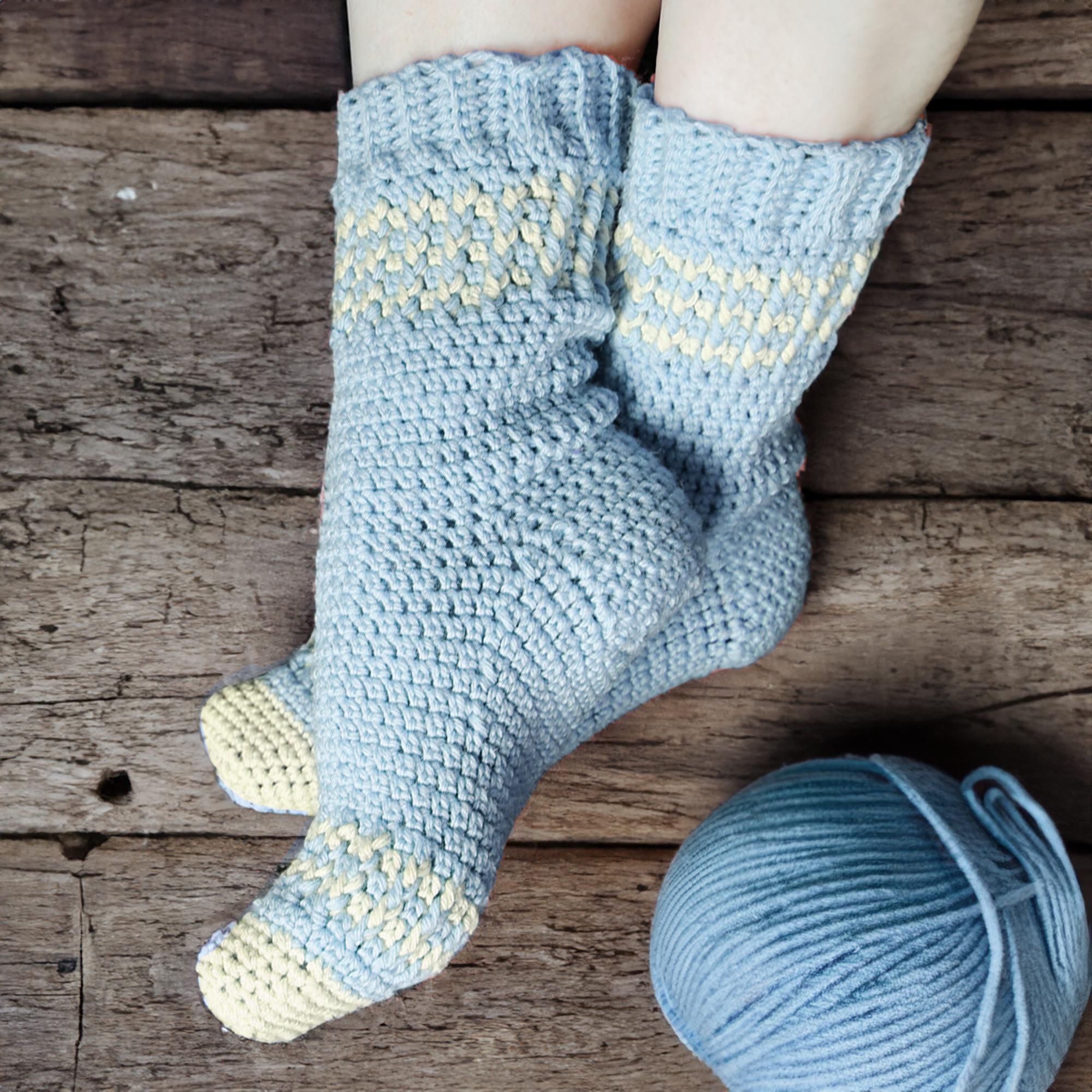 Baby Blue Stripe Socks