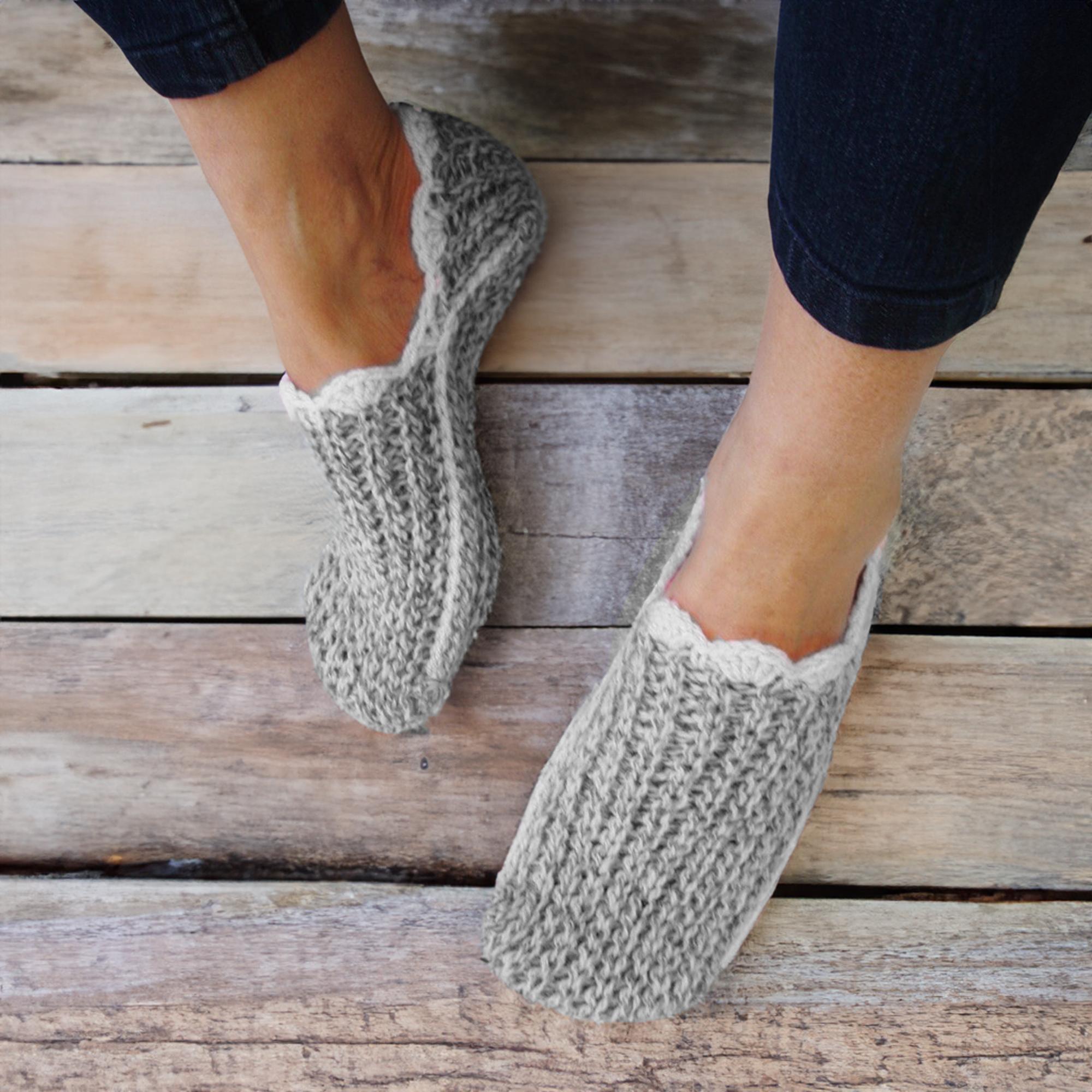 Grey Easy Pull-on Socks