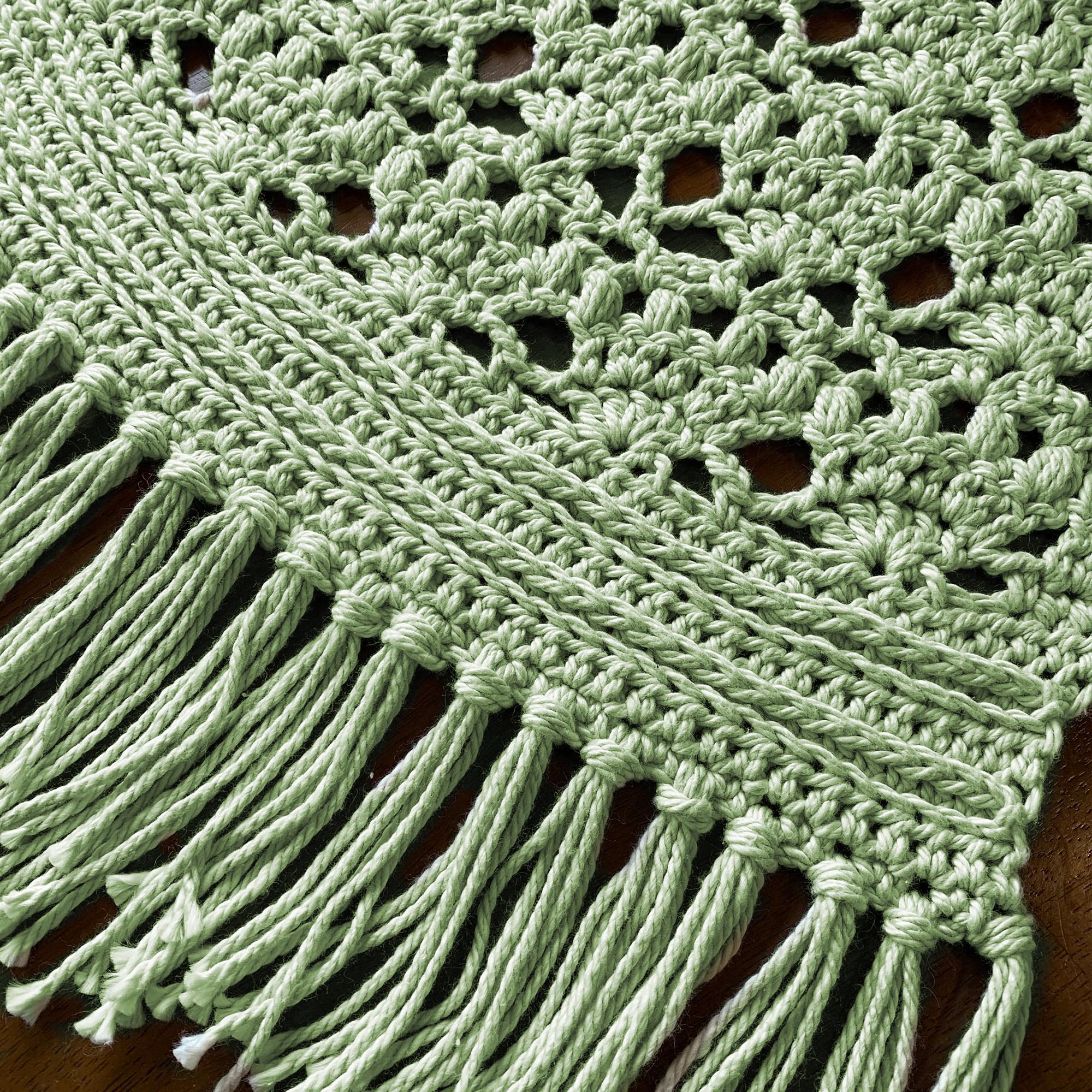 Sage Lacey Shell Table Runner