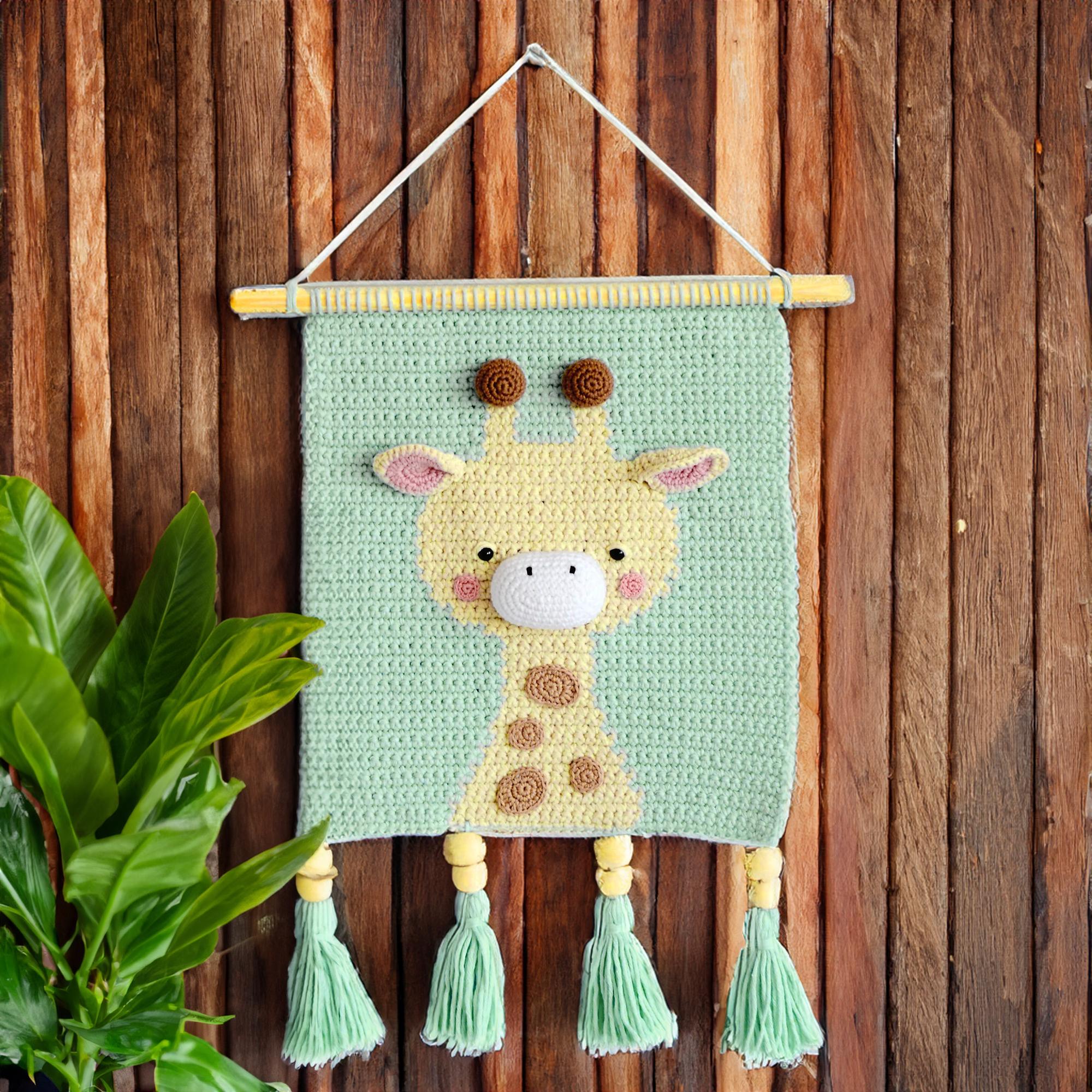 Charming Crochet Giraffe Wall Art