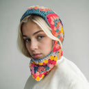 Vibrant Granny Squares Balaclava