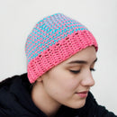 Chevron Pink Band Hat