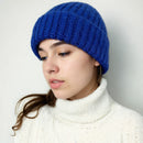 Royal Blue Ribbed Beanie Hat