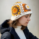 Retro Patchwork Bucket Hat