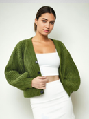 Modern Ribbed Cardigan