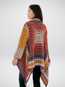 Pixelated Cascade Granny Cardigan