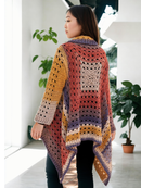 Pixelated Cascade Granny Cardigan