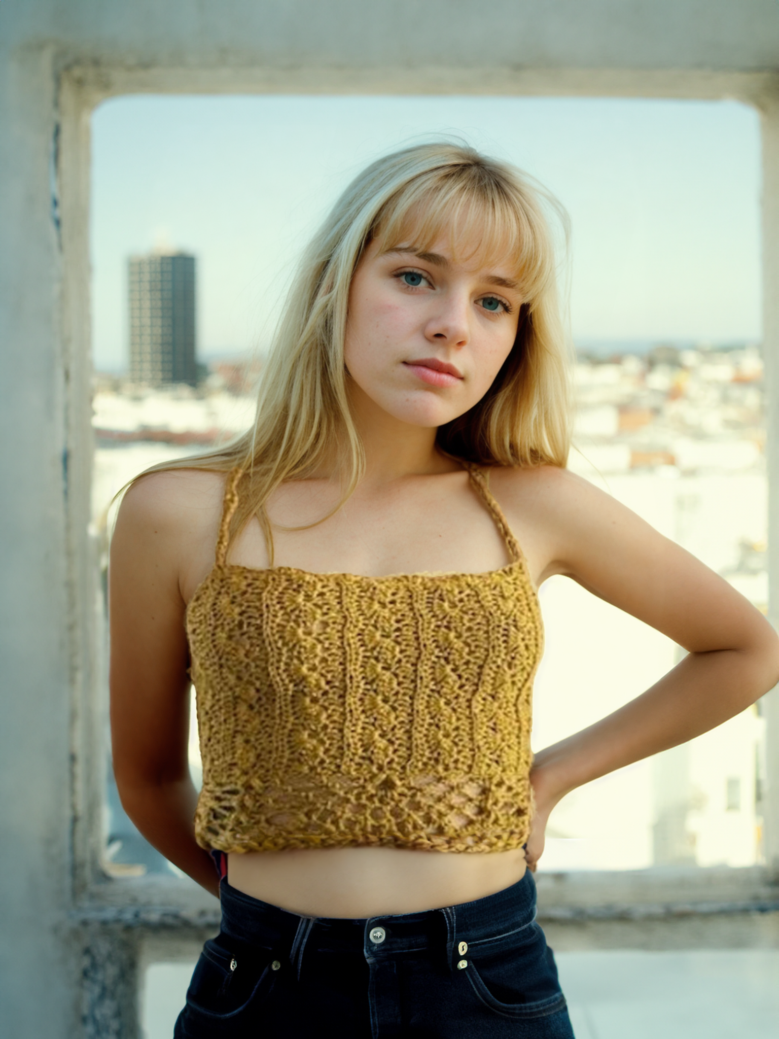 Lace Kissed Cream Crop Top